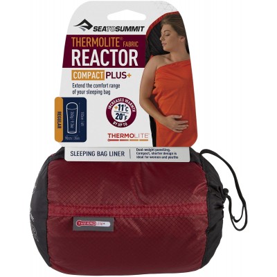 Вкладыш в спальник Sea To Summit Thermolite Reactor Compact Plus ц:Red Sack/Black&Red