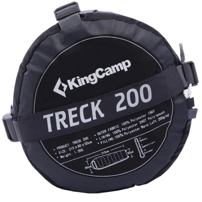 Спальный мешок KingCamp Treck 200. L. Grey