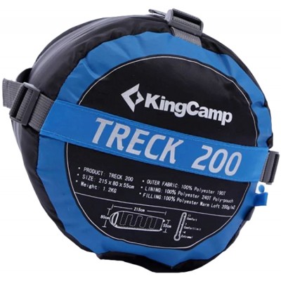 Спальний мішок KingCamp Treck 200. R. Blue