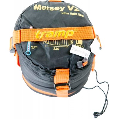 Спальный мешок Tramp Mersey L TRS-038 ц:серый/оранжевый