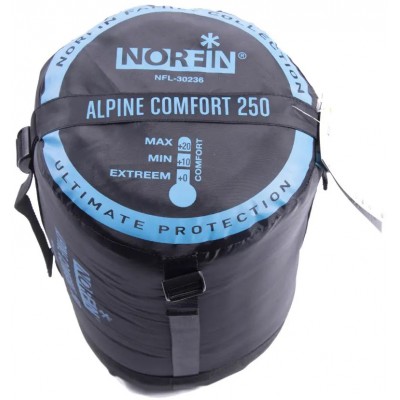 Спальний мішок Norfin Alpine Comfort 250 +10°- (0°) / R