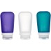 Набір ємностей Humangear GoToob+ 3-Pack. Large. Clear/Purple/Teal