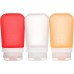 Набор емкостей Humangear GoToob+ 3-Pack. Medium. Clear/Red/Orange