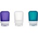 Набор емкостей Humangear GoToob+ 3-Pack. Small. Clear/Purple/Teal