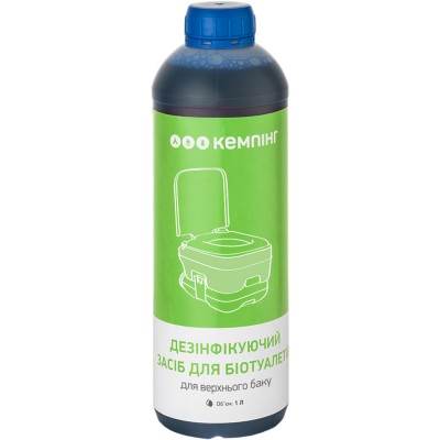 Средство для дезодорации биотуалетов Кемпинг для верхнего бака 1:75 бут 1 кг