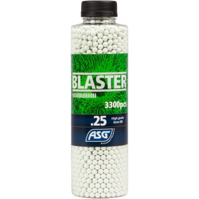 Страйкбольные шарики ASG Blaster White 6 мм 0,23 г 3300 шт