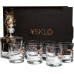 Набор Vsklo 6 стаканов для виски с пулями + графин