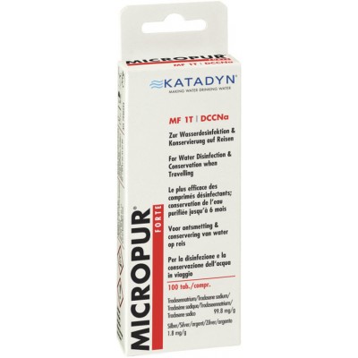 Пігулки для очищення води Katadyn Micropur Forte MF 1T/100 4x25шт