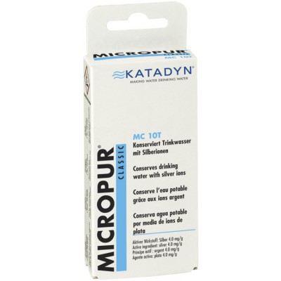 Пігулки для очищення води Katadyn Micropur Classic MC 10T/40 4x25шт