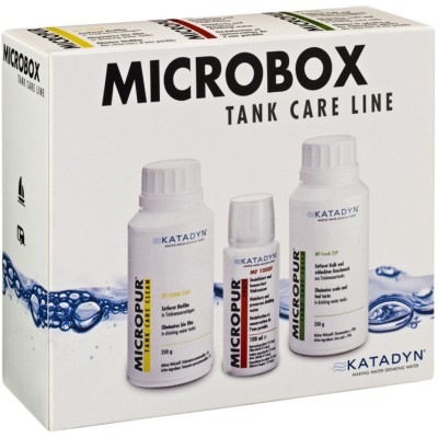 Набір засобів для дезінфекції води і догляду за резервуаром Katadyn Micropur Tank Care Line MT Box 3шт