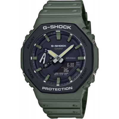 Часы Casio GA-2110SU-3AER G-Shock. Зеленый