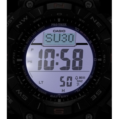 Годинник Casio PRG-340-1ER Pro Trek. Чорний