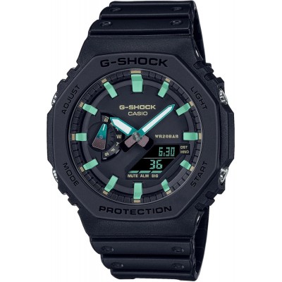 Годинник Casio GA-2100RC-1AER G-Shock. Чорний