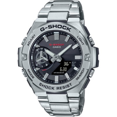 Годинник Casio GST-B500D-1AER G-Shock. Сріблястий