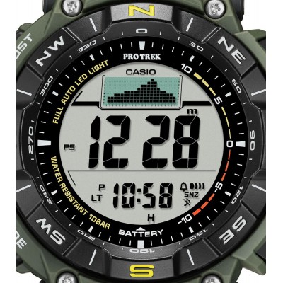 Часы Casio PRG-340-3ER Pro Trek. Зеленый