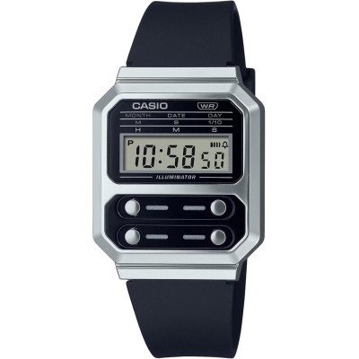 Часы Casio A100WEF-1AEF. Серебристый
