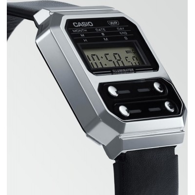 Годинник Casio A100WEL-1AEF. Сріблястий