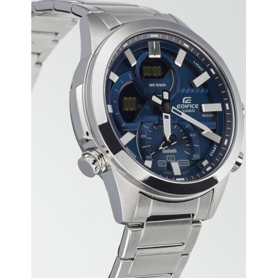 Годинник Casio ECB-30D-2AEF Edifice. Сріблястий