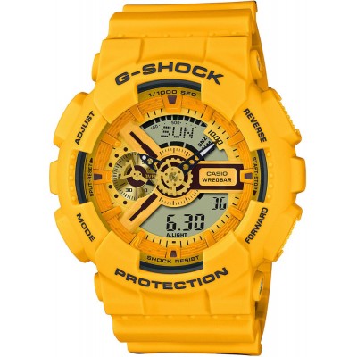 Часы Casio GA-110SLC-9AER G-Shock. Желтый