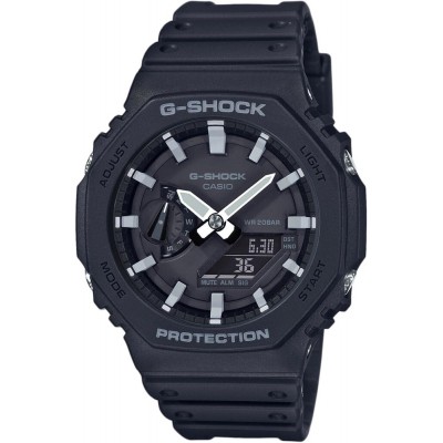 Годинник Casio GA-2100-1AER G-Shock. Чорний