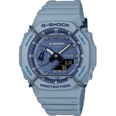 Годинник Casio GA-2100PT-2A G-Shock. Синій