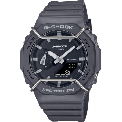 Годинник Casio GA-2100PTS-8A G-Shock. Чорний