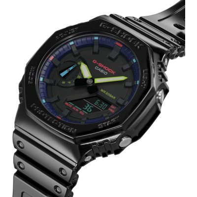 Часы Casio GA-2100RGB-1A G-Shock. Черный
