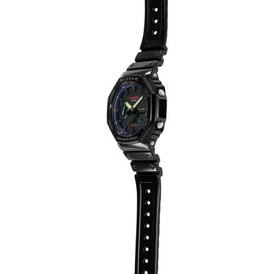 Годинник Casio GA-2100RGB-1A G-Shock. Чорний