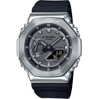 Годинник Casio GM-2100-1AER G-Shock. Сріблястий