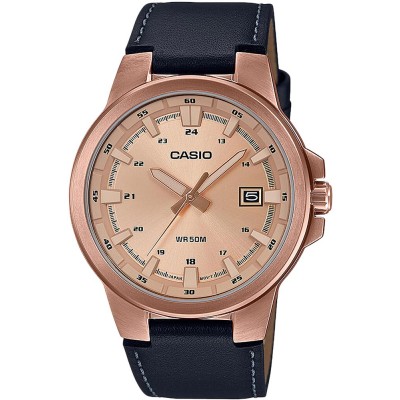 Часы Casio MTP-E173RL-5AVEF. Розовое золото