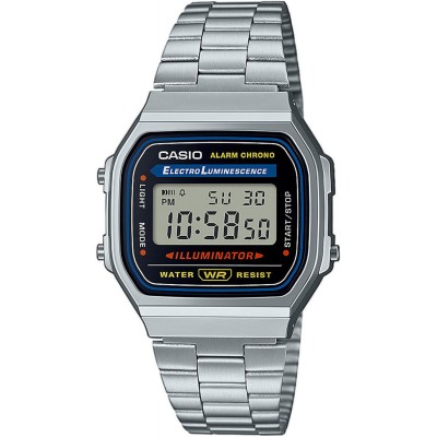 Годинник Casio A168WA-1YES. Сріблястий