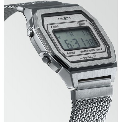 Годинник Casio A1000MA-7EF. Сріблястий