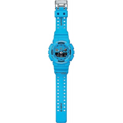 Часы Casio GA-100RS-2AER G-Shock. Голубой