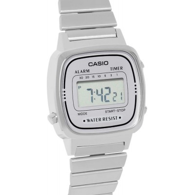 Годинник Casio LA670WEA-7EF. Сріблястий