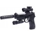 Пістолет світло-звуковий ZIPP Toys Beretta 92FS Чорний