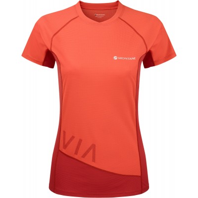 Футболка Montane Female Katla T-Shirt XS/8/34 к:paprika