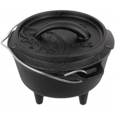 Казан Petromax Dutch Oven чугунный на ножках 0,6 л